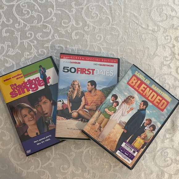 Adam Sandler & Drew Barrymore Comedy 3 DVD Bundle - Picture 2 of 12